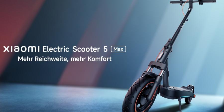 #MWC25 شاومي تكشف عن السكوتر الكهربائي Xiaomi Electric Scooter 5 Max