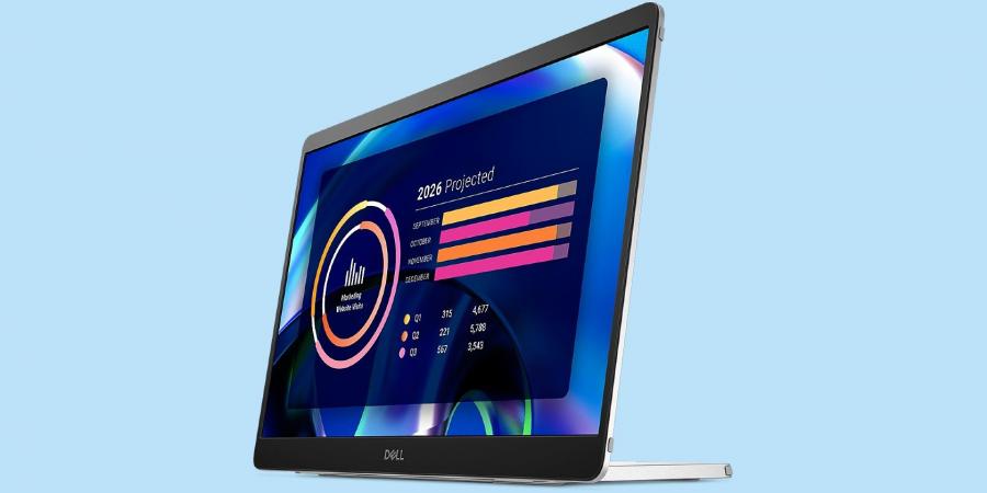 Dell تطلق شاشة Pro 14 Plus المحمولة بدعم الوضعين الأفقي والعمودي